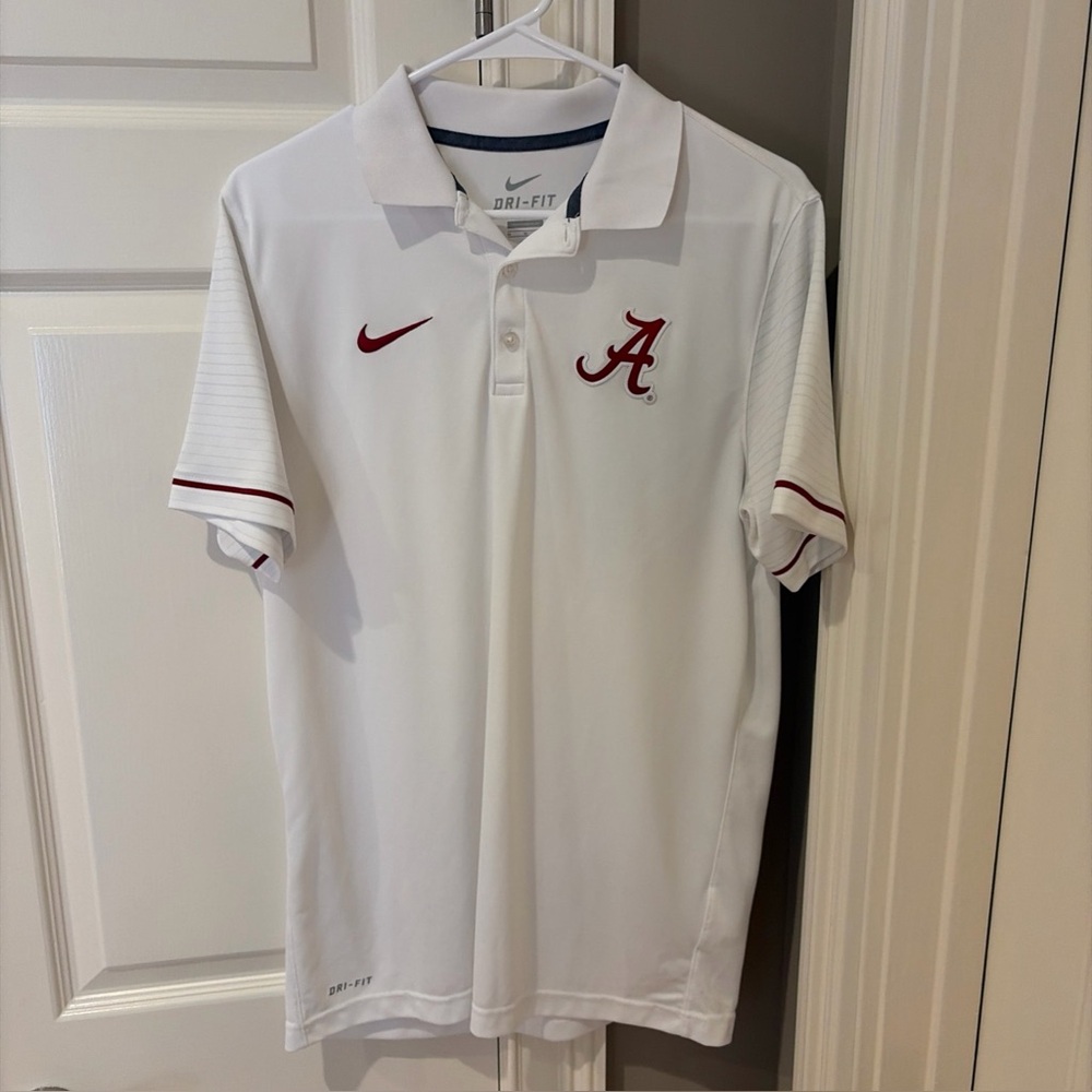 Alabama Crimson Tide Dri-Fit Nike Men’s Polo Shirt Medium